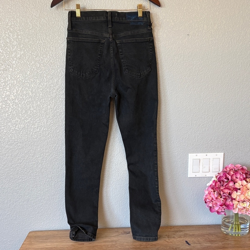 Re/Done Dark Gray 70’s Stove Pipe Jeans 25- BNWT - Picture 5 of 7
